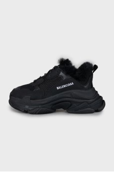 Triple S Insulated Sneakers with Tag