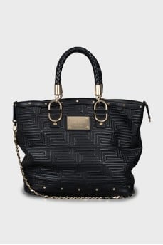 Quilted Print Tote Bag
