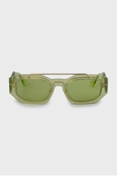 Sunglasses with transparent frame