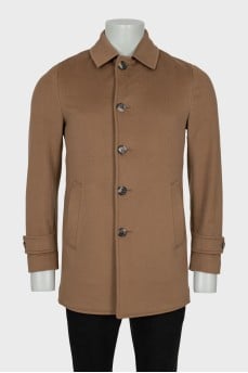 Men's wool coat with tag