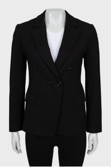 Double-breasted fitted jacket