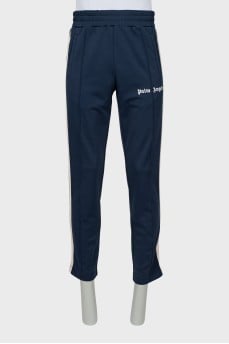 Men's sports pants with stripes