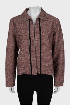 Jacket decorated with beads