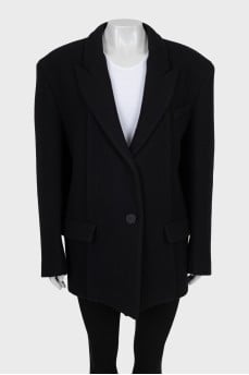 Oversized cropped coat