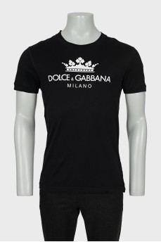 Men's fitted t-shirt with print