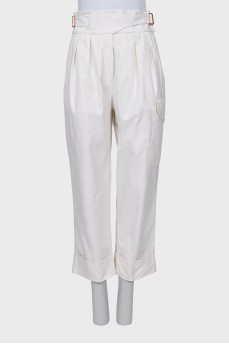 Cropped cargo pants