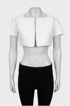 White short sleeve top