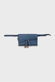 Saddle logo waist bag