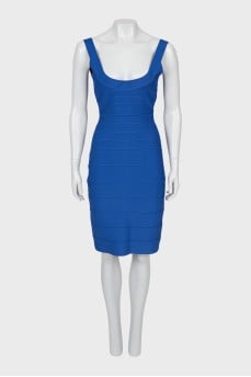 Bodycon dress with straps