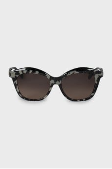 Black and white printed sunglasses