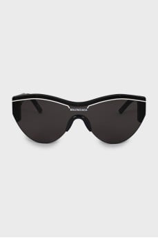Black sunglasses with logo