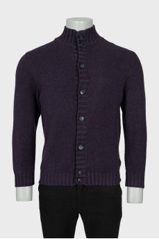 Men's Cashmere Button Cardigan