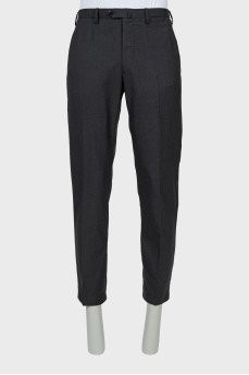 Men's straight cut trousers with arrows