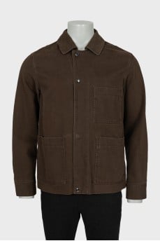 Men's Denim Jacket Brown