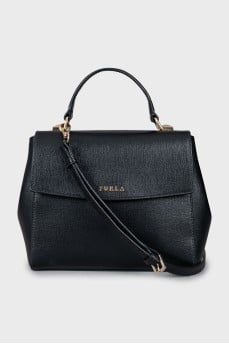 Black satchel bag
