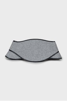 Quilted waistband with velcro