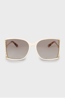 Grand sunglasses with print on temples