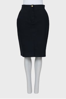 Vintage navy blue skirt