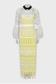 Woven Maxi Dress With Tag