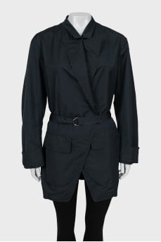 Vintage blue trench coat