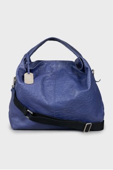 Blue hobo bag