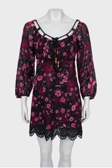Vintage Floral Dress