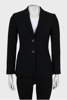 Single-breasted button-down jacket