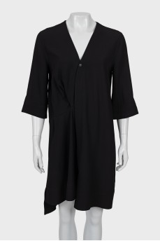 Black asymmetrical dress