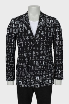 Men's jacket with tag