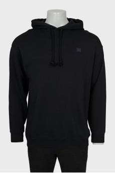 Men's black hoodie