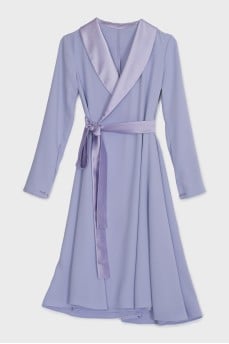 Wrap dress with tag