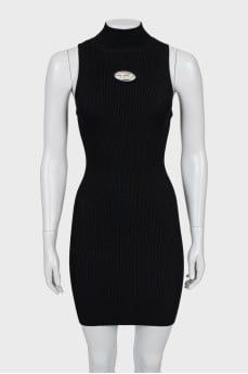 High Neck Bodycon Dress