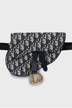 Saddle textile bag
