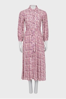 Floral print maxi dress 