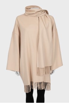 Cashmere cape