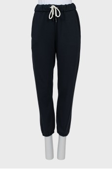 Sports dark blue trousers
