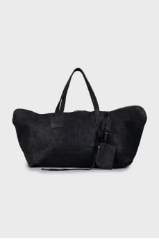 Men's suede bag