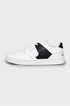 Black and white sneakers