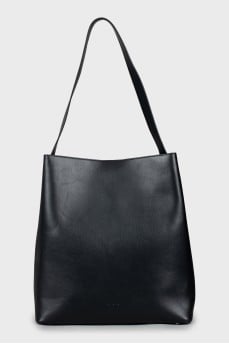 Black shopper bag