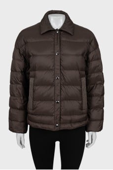 Quilted jacket with a loose fit