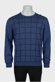 Men's cashmere and silk jumper