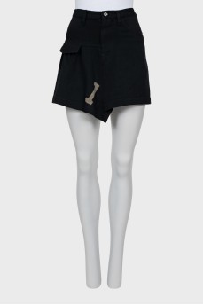 Vintage Wool Mini Skirt