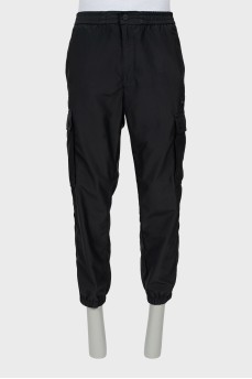Men's cargo pants with elastic