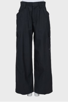 High waist cargo pants