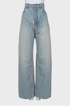 Джинси baggy fit блакитного кольору