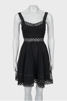 Lace dress with straps
