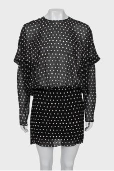 Black Polka Dot Dress