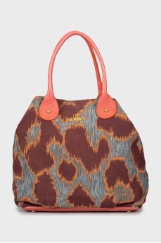 Textile tote bag with logo