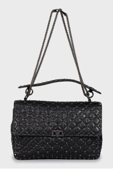 Rockstud Spike leather bag