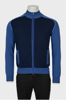 Men's cashmere and wool sports jacket